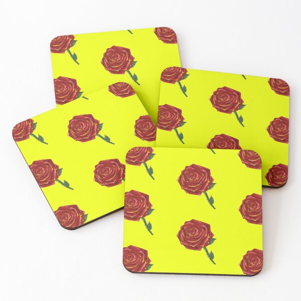 Item preview, Rose on Yellow Background designed and sold by Shaxspere.