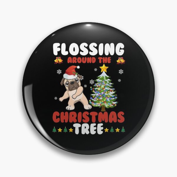 Item preview, Flossing Christmas Treepug designed and sold by Jindohu58299.