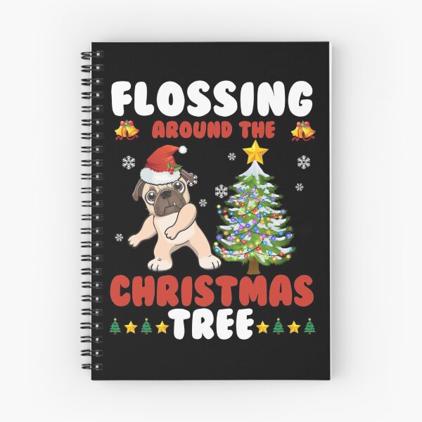 Item preview, Flossing Christmas Treepug designed and sold by Jindohu58299.