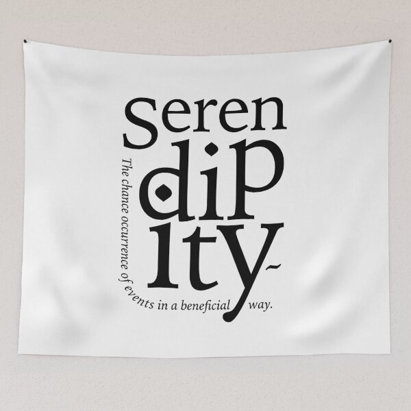 Item preview, Serendipity the occurrence of events by chance in a happy or beneficial way designed and sold by Inc-Solutions.