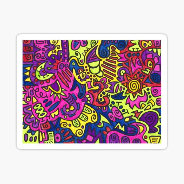 Doodz 5 Sticker