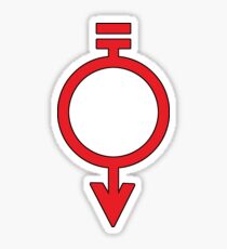 Red colourCaste - Worker Sticker