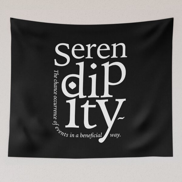 Item preview, Serendipity the occurrence of events by chance in a happy or beneficial way designed and sold by Inc-Solutions.
