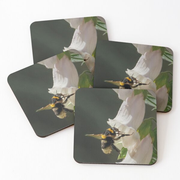Item preview, Bumble bee entering flower designed and sold by DVart-nz.