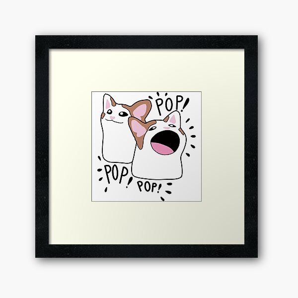 Pop Cat Meme Photographic Print for Sale by masoncarr2244