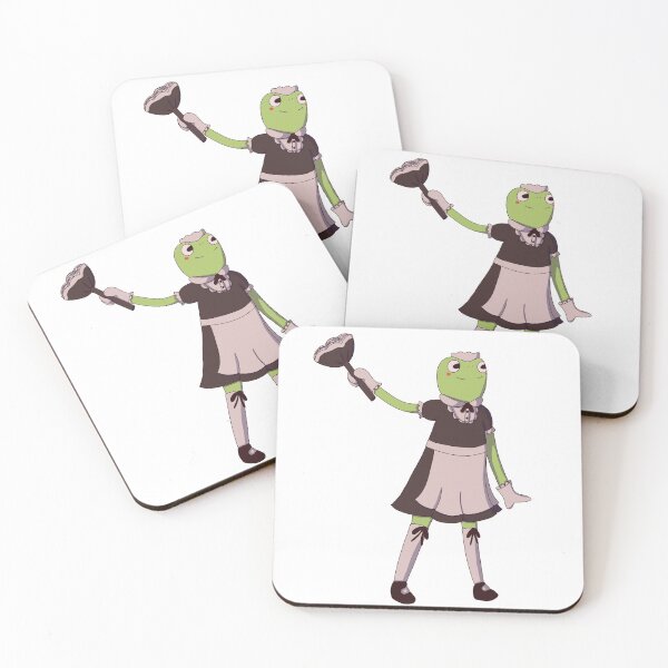 Item preview, Frog with maid dress designed and sold by annoyingarts.