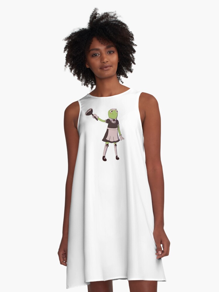 Frog ALine Dress for Sale by deanworld  Redbubble