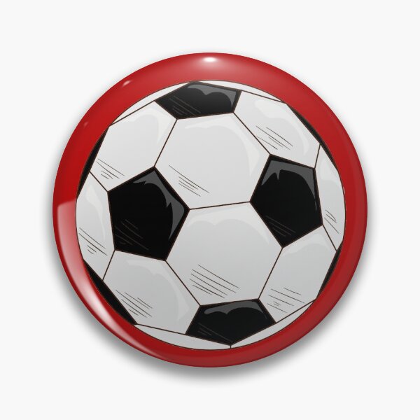 Artikelvorschau, Fußball auf rotem Hintergrund entworfen und verkauft von Shaxspere.