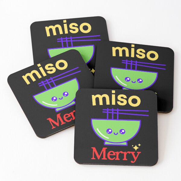 Artikelvorschau, MISO MERRY Lustiges süßes Essen Meme Design entworfen und verkauft von LevelUpMerch.