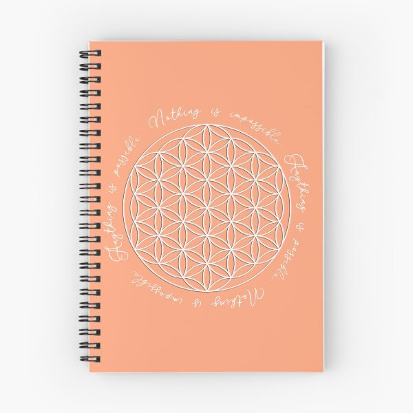 Item preview, Nothing is impossible with the Flower of Life (Peach) designed and sold by squishyrainbow.