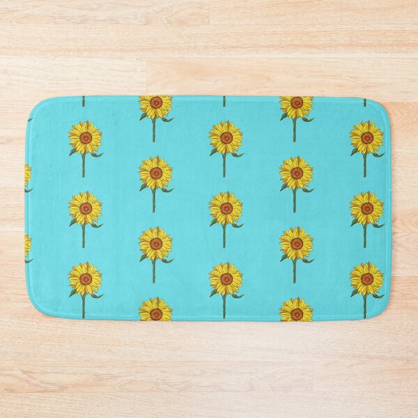 Item preview, Sunflower on Blue Background designed and sold by Shaxspere.