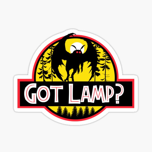 Got Lamp? Mothman Sticker