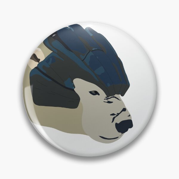 Item preview, Armored Bear Head designed and sold by RockyCreekArt.