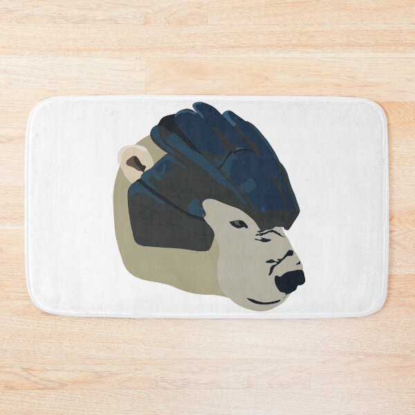 Item preview, Armored Bear Head designed and sold by RockyCreekArt.