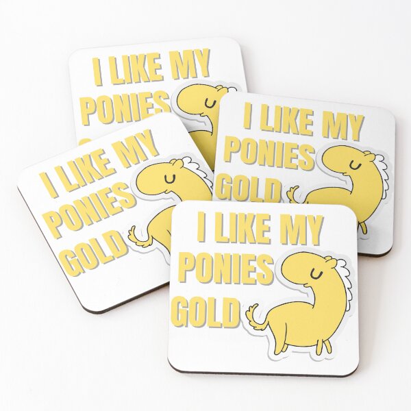 Item preview, I Like My Ponies Gold designed and sold by NAMHSA.