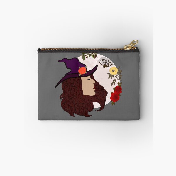Item preview, Moon and Flower Witch - Purple designed and sold by Emily Boynton.