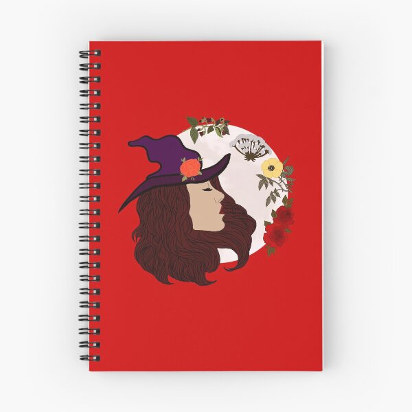 Item preview, Moon and Flower Witch - Purple designed and sold by Emily Boynton.