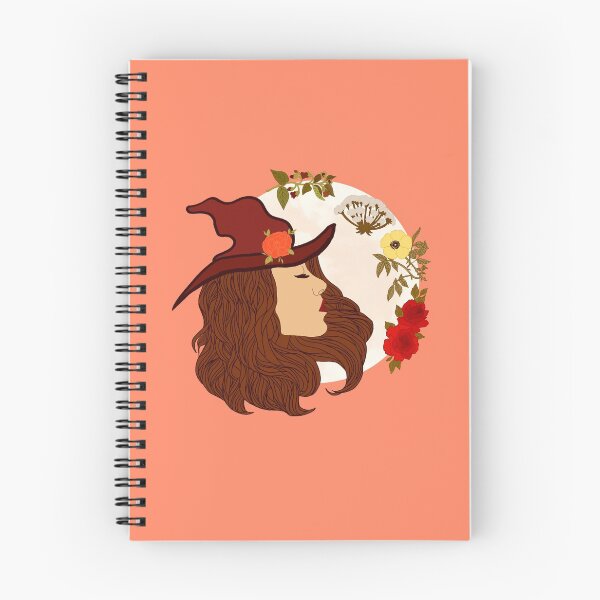 Item preview, Moon and Flower Witch - Red designed and sold by Emily Boynton.