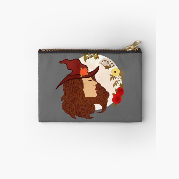 Item preview, Moon and Flower Witch - Red designed and sold by Emily Boynton.