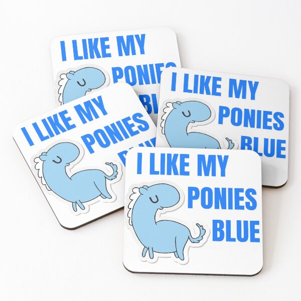 Item preview, I like my ponies blue designed and sold by NAMHSA.