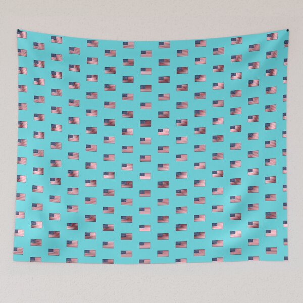 Item preview, USA Flag on Blue Background designed and sold by Shaxspere.