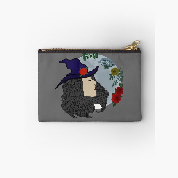 Item preview, Moon and Flower Witch - Grey designed and sold by Emily Boynton.