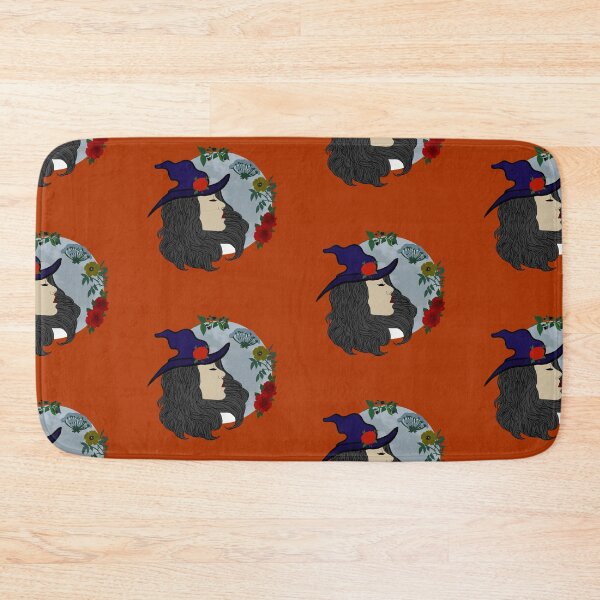 Item preview, Moon and Flower Witch - Grey designed and sold by Emily Boynton.