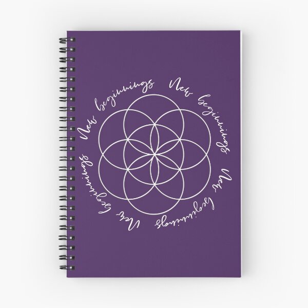 Item preview, New beginnings with the Seed of Life (Purple) designed and sold by squishyrainbow.