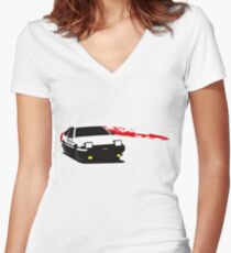 InitialD Women's Fitted V-Neck T-Shirt