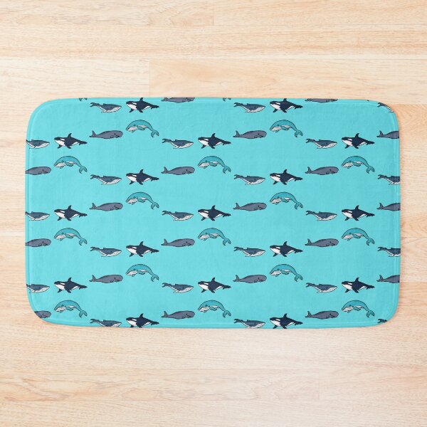 Item preview, Whales on Blue Background designed and sold by Shaxspere.