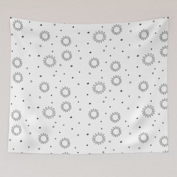 Item preview, Sun and Stars Doodle designed and sold by Arexus.