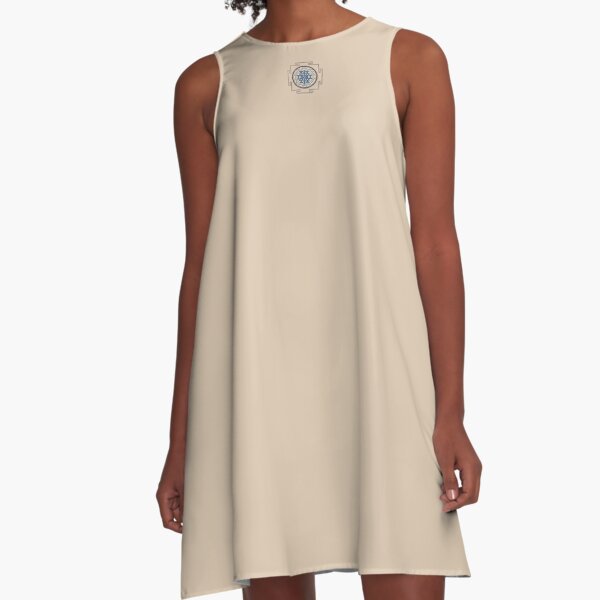 HEALTH MANDALA (Sri Yantra) - Yoga Art Desig - scroll downn A-Line Dress