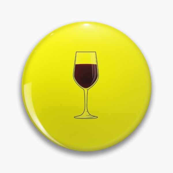 Artikelvorschau, Glas Wein auf gelbem Hintergrund entworfen und verkauft von Shaxspere.