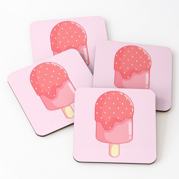 Item preview, strawberry popsicle designed and sold by Rachel---Anne.