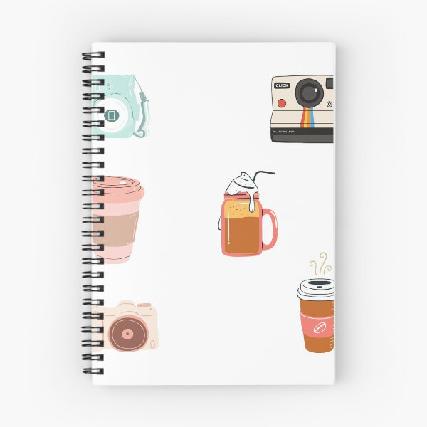Item preview, camera and coffee designed and sold by JocelynCrafts.
