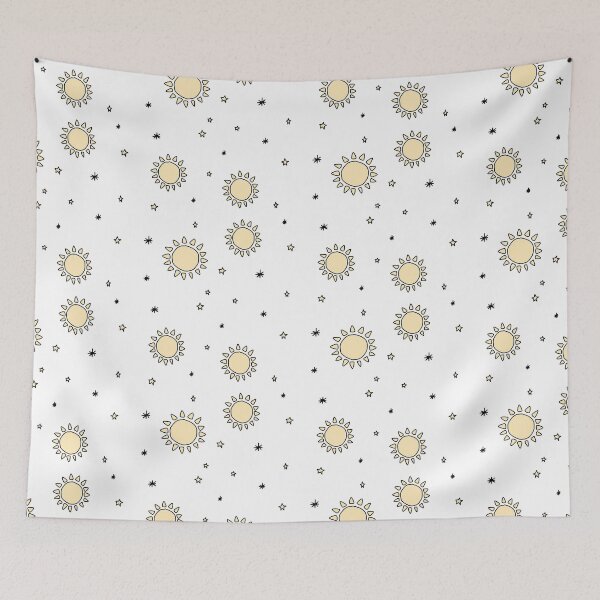 Item preview, Yellow Sun and Stars Doodle designed and sold by Arexus.