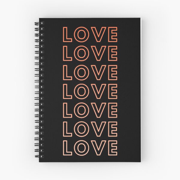 Item preview, Peach Gradient Love Typography designed and sold by tinyteacups.
