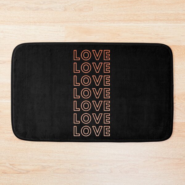 Item preview, Peach Gradient Love Typography designed and sold by tinyteacups.