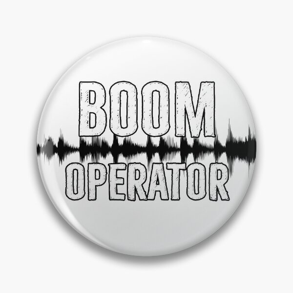 Artikelvorschau, Boom Operator mit Audio Wave entworfen und verkauft von DanLopesMerch.