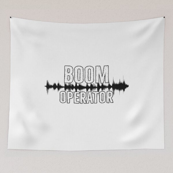 Item preview, Boom Operator with Audio Wave  designed and sold by DanLopesMerch.