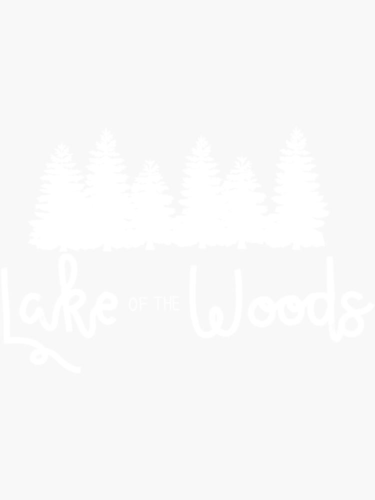 "Lake of the Woods" Sticker for Sale by marychipman Redbubble