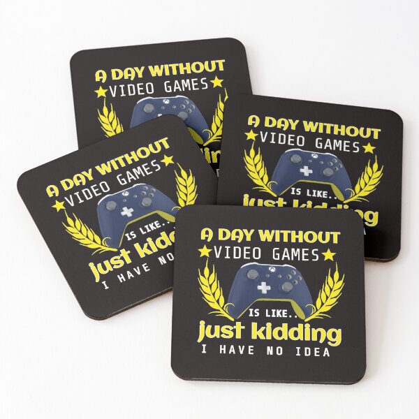 Item preview, A DAY WITHOUT VIDEO GAME IS LIKE JUST KIDDING I HAVE NO IDEA designed and sold by Hussain Shirts.