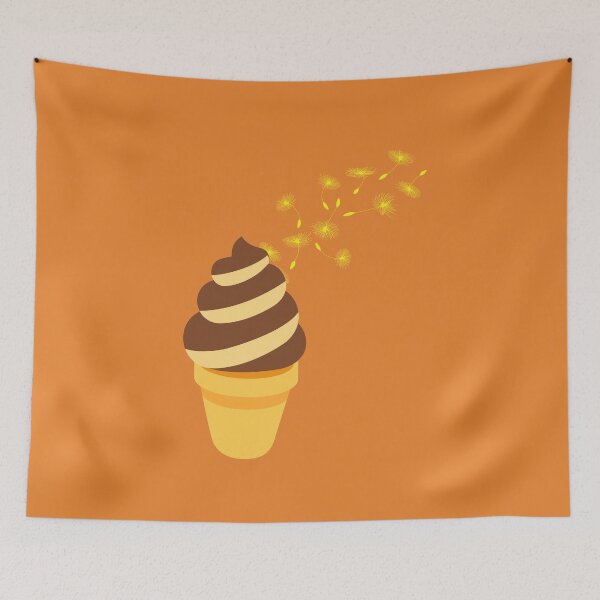Item preview, Oitnb chocolate and vanilla swirl yellow dandelion orange designed and sold by oxoxoxo.