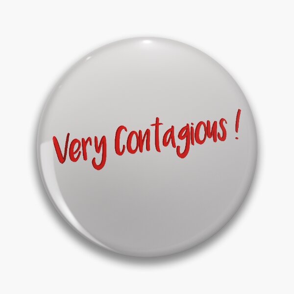 Item preview, Very Contagious !  Sticker designed and sold by BadrLuke01.