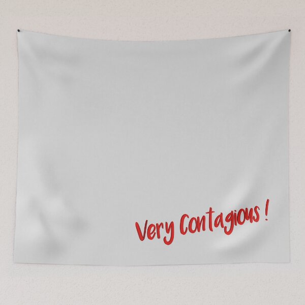 Item preview, Very Contagious !  Sticker designed and sold by BadrLuke01.