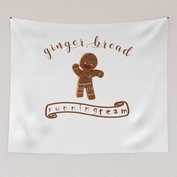 Item preview, gingerbread running team designed and sold by ishako online.