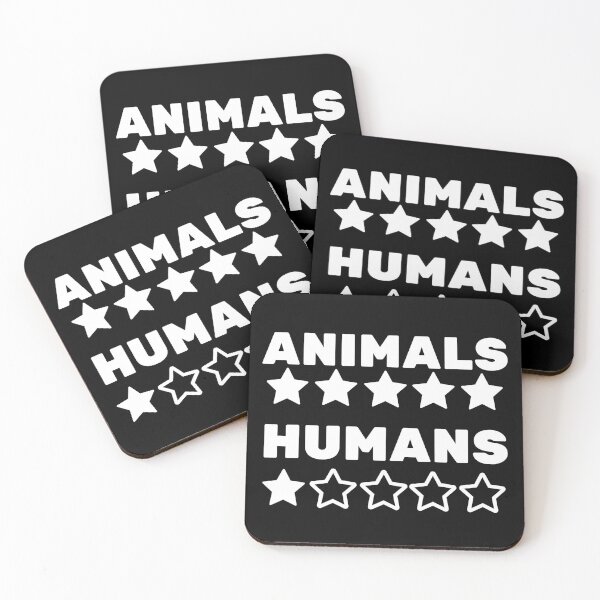 Item preview, Animals Are Greater Than Humans Star Rating designed and sold by CheraeLynn.
