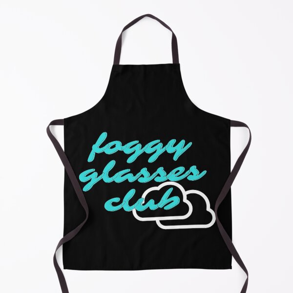 Item preview, Foggy Glasses Club Blue on Black designed and sold by MenMakeSammichs.