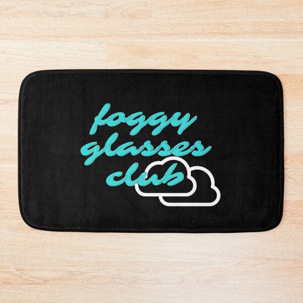 Item preview, Foggy Glasses Club Blue on Black designed and sold by MenMakeSammichs.