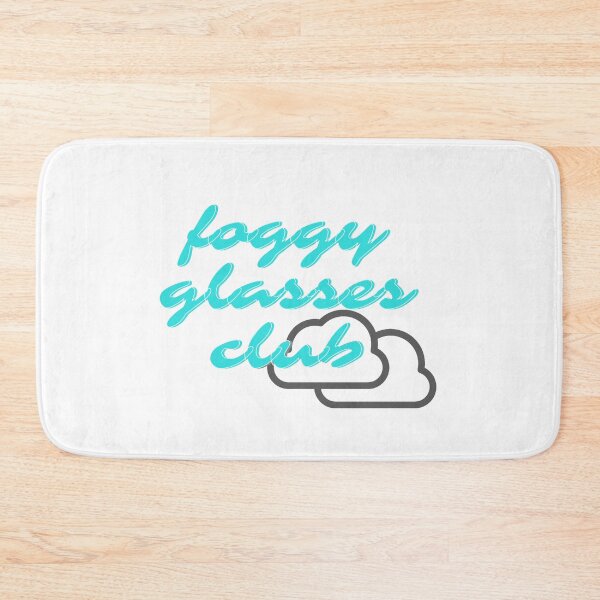Item preview, Foggy Glasses Club Blue Grey on White designed and sold by MenMakeSammichs.